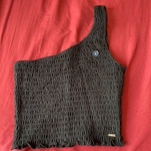 NWT Hollister One Shoulder Crop Top